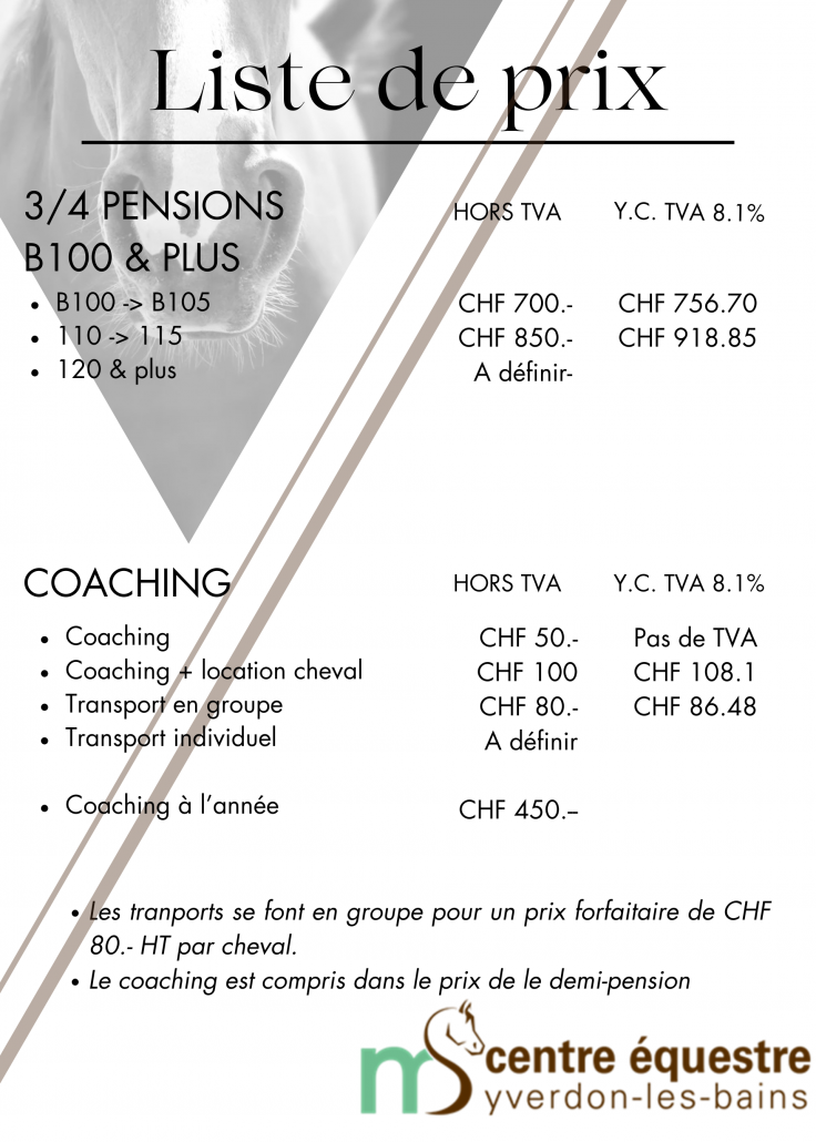 Black and White Simple Price List Poster Portrait (3)